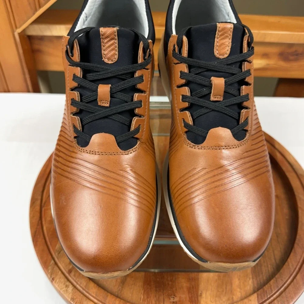 Johnston & Murphy XC4 TR1-Sport Hybrid Tan Leather 11 Wide Waterproof